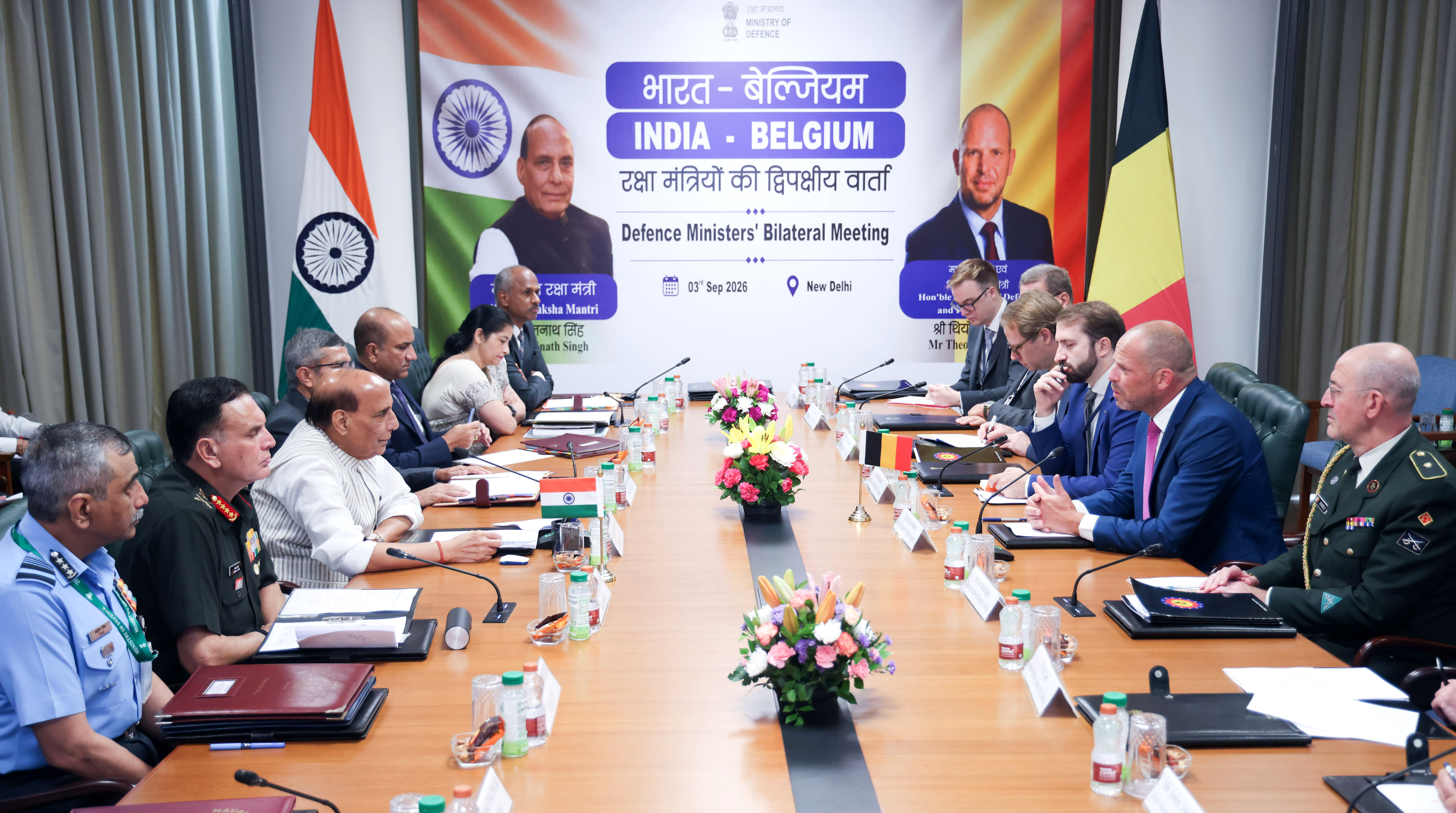 India, Belgium Agree to Expand Defence Cooperation Through Dialogue and Capacity Building