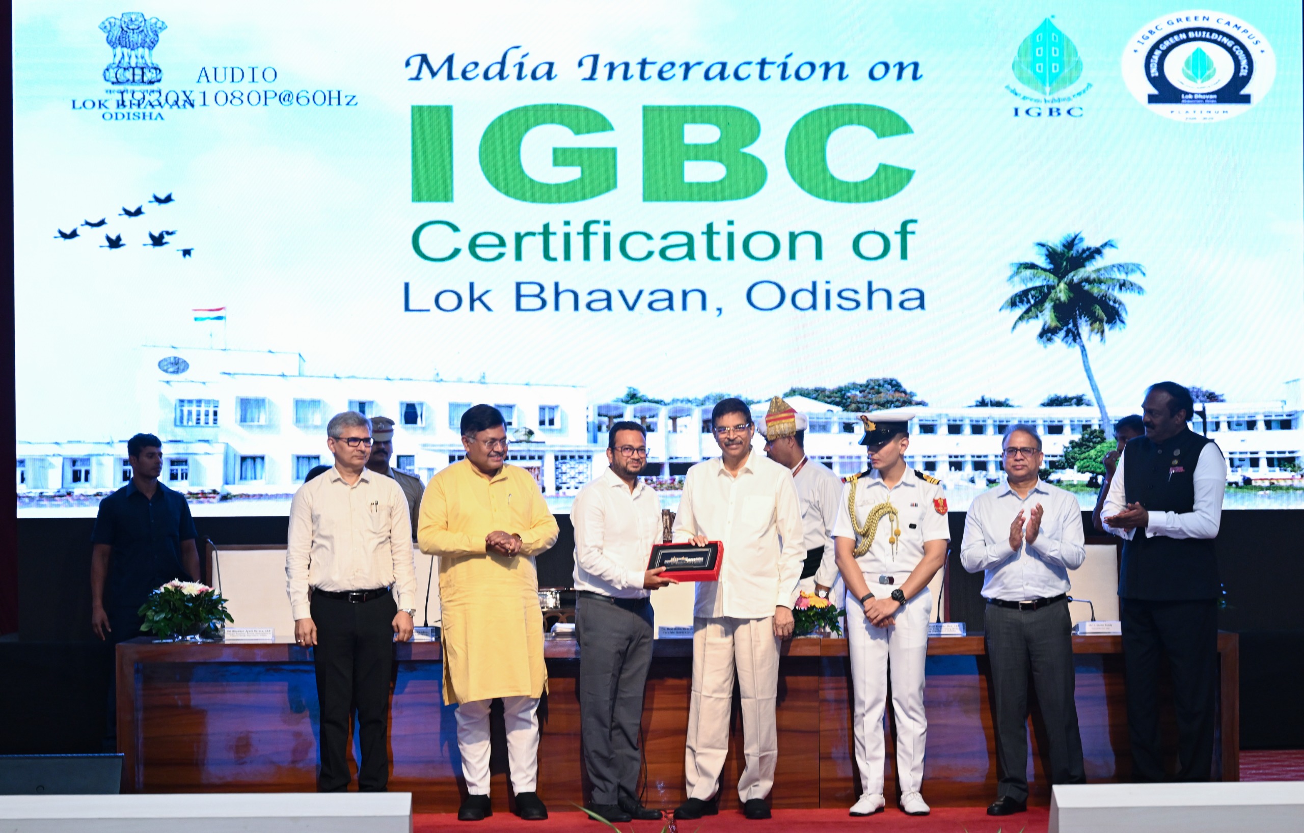 Odisha Lok Bhavan Becomes India’s First IGBC Platinum Green Campus