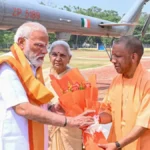 Modi plays football with Sikkim youngsters